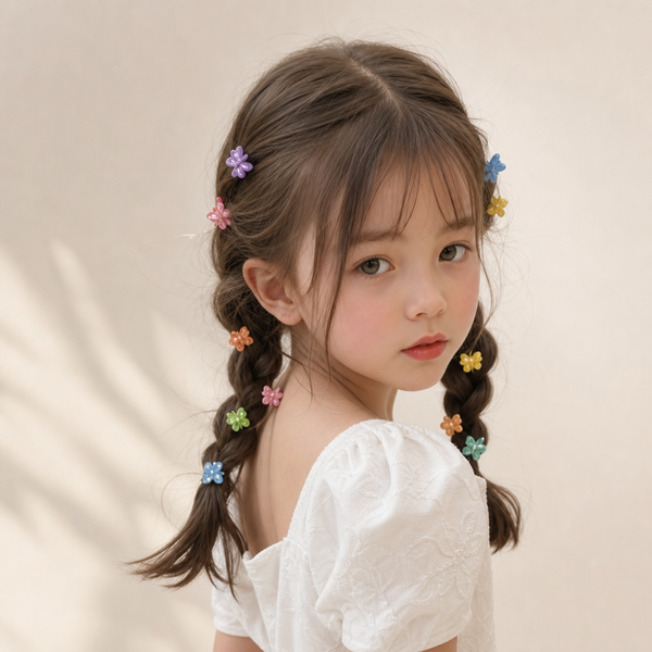 Colorful Flower Claw Clips – Bunte Blumen – Vefash