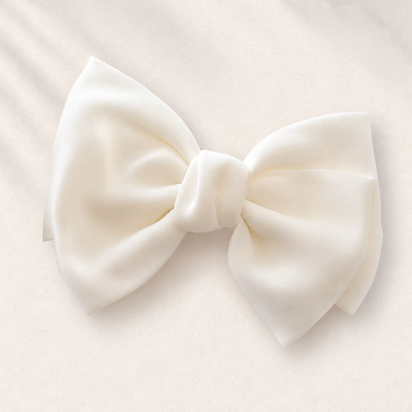 Maison Bow Hairpin Weiß – Haarklammer kaufen | Vefash