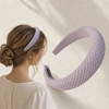 Pur Wide Hair Hoop in Lila – Flat Lay Produktfoto | Vefash