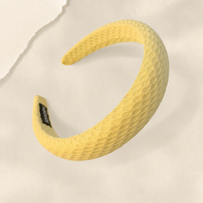 Pur Wide Hair Hoop Gelb – Haarschmuck kaufen | Vefash