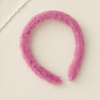 Bonbon Wide Headband in Pink – Detailansicht Nahaufnahme | Vefash