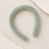 Bonbon Wide Headband in Mintgrün – Produktdetail Qualitätsaufnahme | Vefash