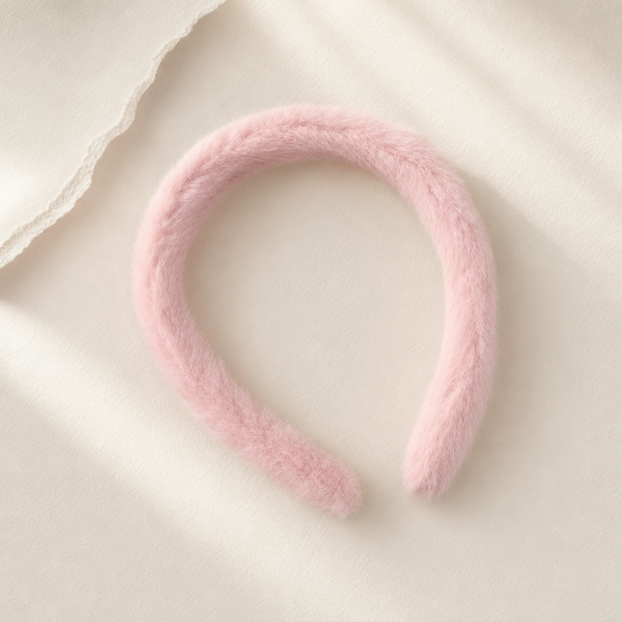 Bonbon Wide Headband in Hellrosa – Packshot alle Farben | Vefash