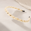 Organza Silk Headband in Creme – Packshot alle Farben | Vefash