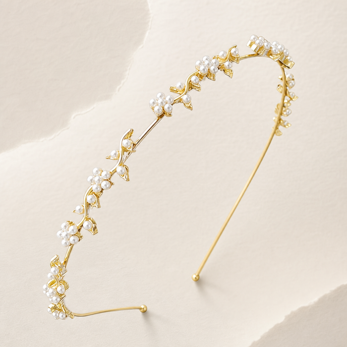 Perle Bridal Hair Hoop As shown – Haarschmuck kaufen | Vefash