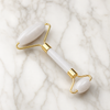Blanc Quartz Gua Sha in roller Zinc alloy – Detailansicht Nahaufnahme | Vefash
