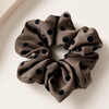 Pois Satin Scrunchie Braun – Haarschmuck kaufen | Vefash