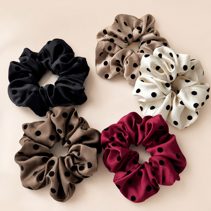 Pois Satin Scrunchie – Haarschmuck kaufen bei Vefash
