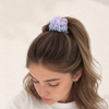 Floral Satin Scrunchie Set – Haarschmuck kaufen bei Vefash
