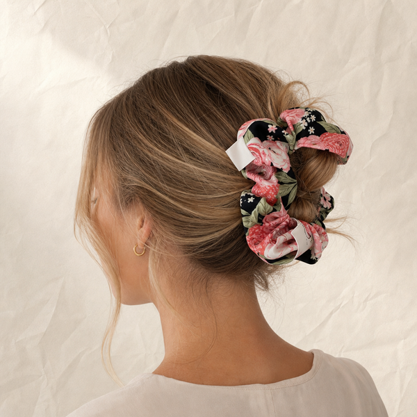 Imprimé Satin Scrunchie Set – Haarschmuck kaufen bei Vefash