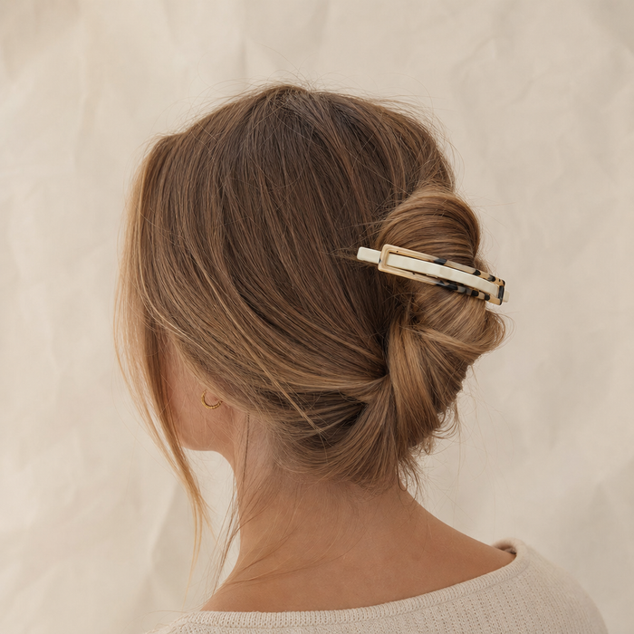 Classique Acetate Spring Clip – Detailansicht Nahaufnahme | Vefash