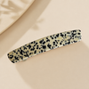 Dorée Wide Spring Clip Creme-Schwarz – Haarklammer kaufen | Vefash