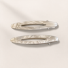 Ovale Acetate Hair Clip Set in Elfenbein – Stil-Aufnahme koreanisches Design | Vefash