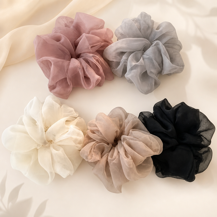 Mesh Hair Scrunchie – Vefash