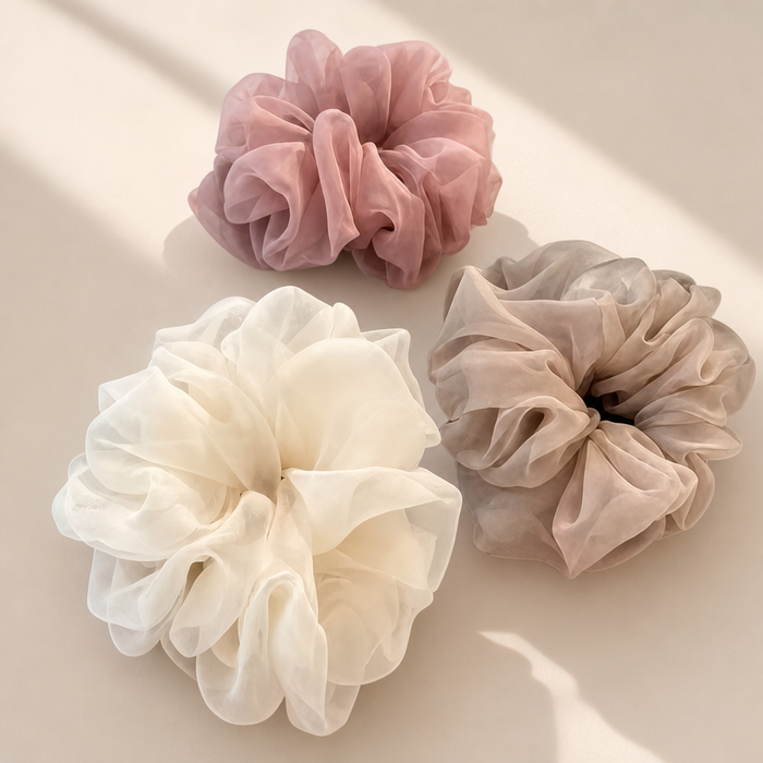Mesh Hair Scrunchie – Detail – Vefash
