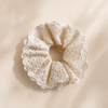 Polka Dot Lace Scrunchie – Grün – Vefash
