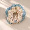 Polka Dot Lace Scrunchie – Gelb – Vefash