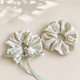 Floral Bow Hair Scrunchie – Haargummi