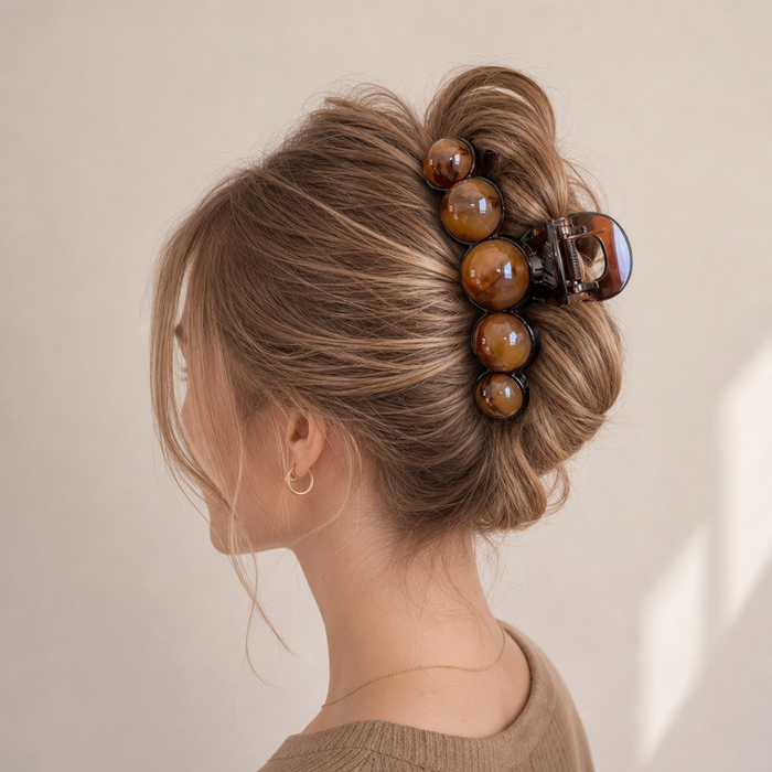 Gradient Beaded Hair Claw – Detail A – Vefash