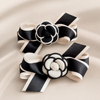 Camellia Flower Hair Clip – Weiß – Vefash