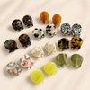Mini Acetate Hair Claw – Zitronengelb – Vefash