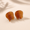 Mini Acetate Hair Claw – Dunkles Schildpatt – Vefash