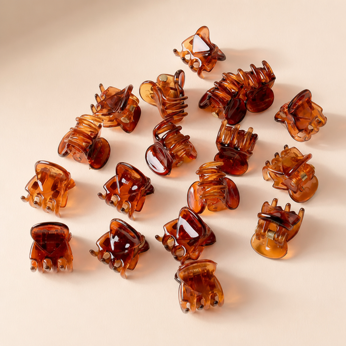 Mini Black Claw Clips – Korean Style – Vefash