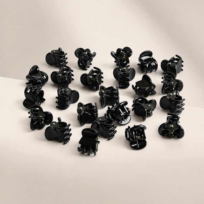 Mini Black Claw Clips – Frostfarben – Vefash