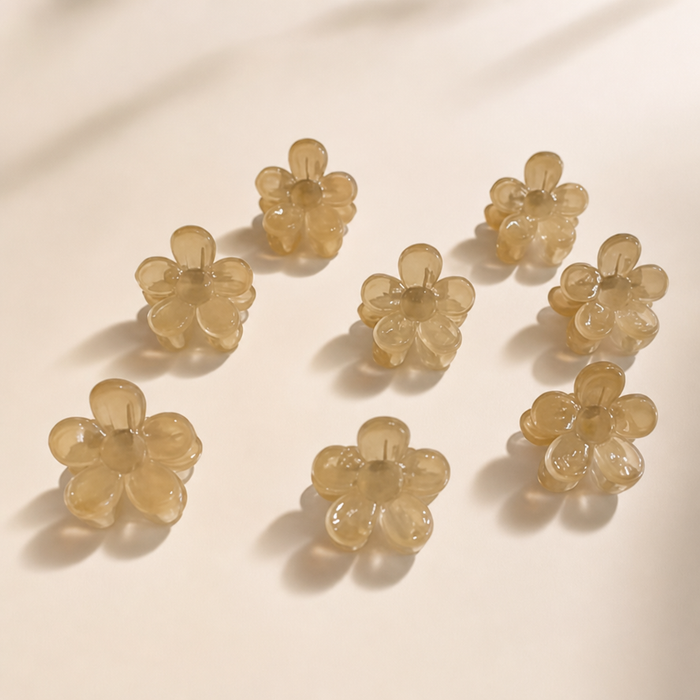 Floral Mini Hair Claws – Vefash