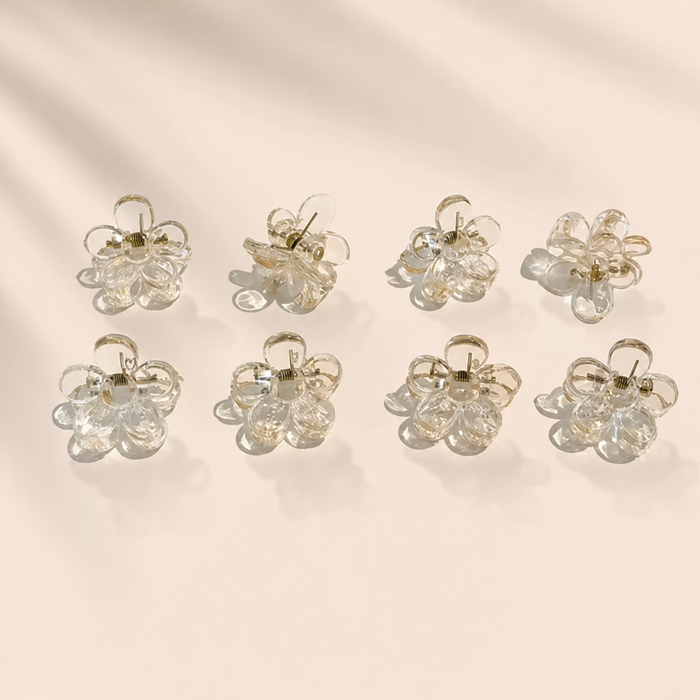 Floral Mini Hair Claws – Vefash