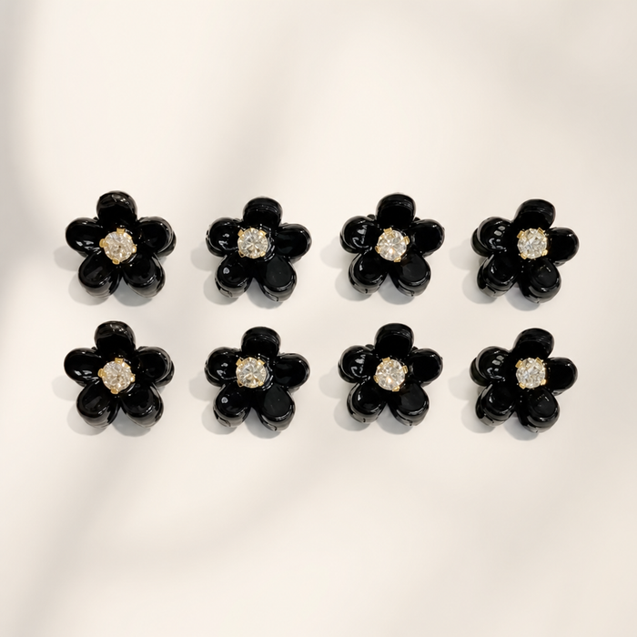 Floral Mini Hair Claws – Hauptfarbe/Detail – Vefash