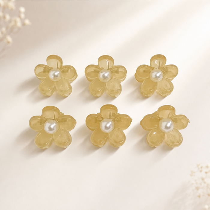 Floral Mini Hair Claws – Vefash
