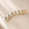 Pearl Banana Clip – Weiß – Vefash