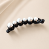 Pearl Banana Clip – Schwarz – Vefash