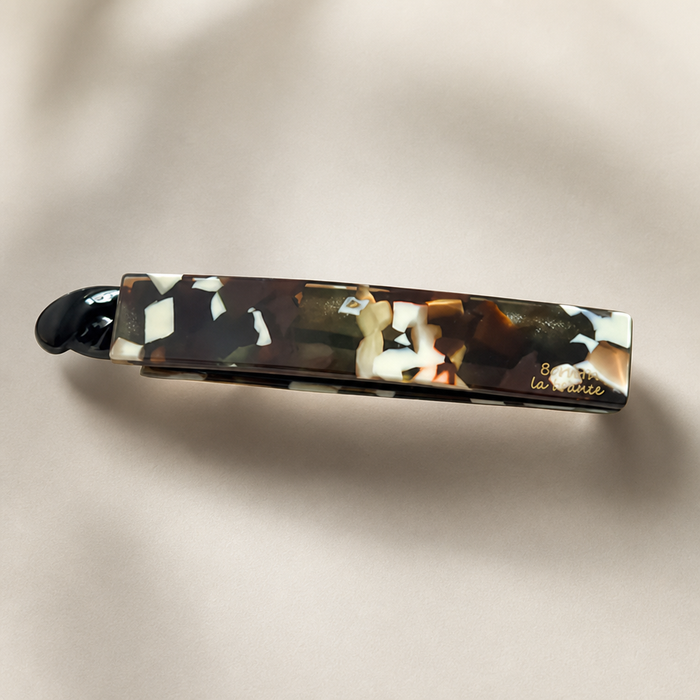 Acetate Banana Clip – Schwarz – Vefash