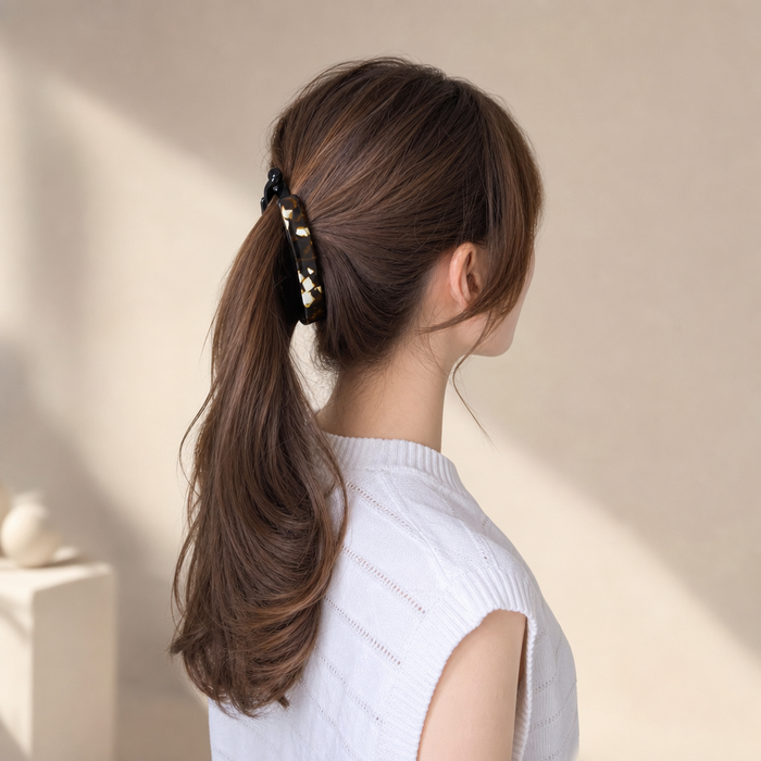 Acetate Banana Clip – Hauptfarbe/Detail – Vefash