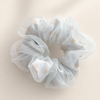 Flower Print Silk Scrunchie – Vefash