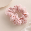 Flower Print Silk Scrunchie – Vefash