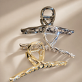 Geometric Metal Hair Claw – Haarklammer