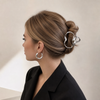 Geometric Metal Hair Claw – Vefash