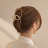 Geometric Metal Hair Claw – Vefash