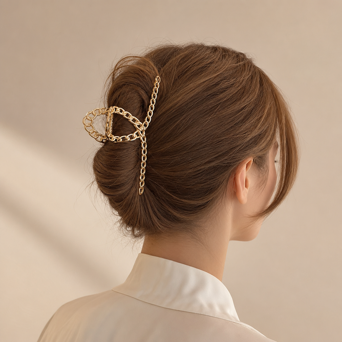 Geometric Metal Hair Claw – Vefash