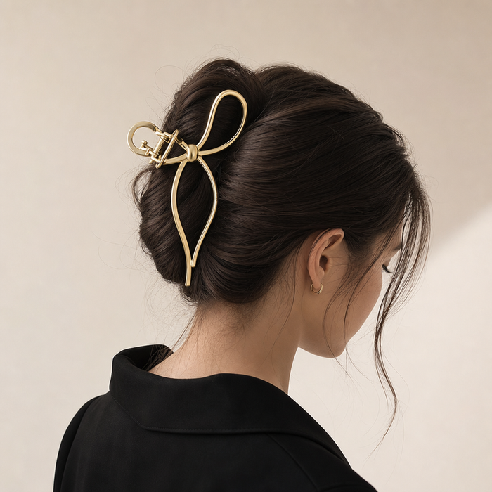 Geometric Metal Hair Claw – Vefash