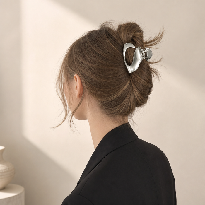 Geometric Metal Hair Claw – Vefash