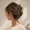 Geometric Metal Hair Claw – Vefash