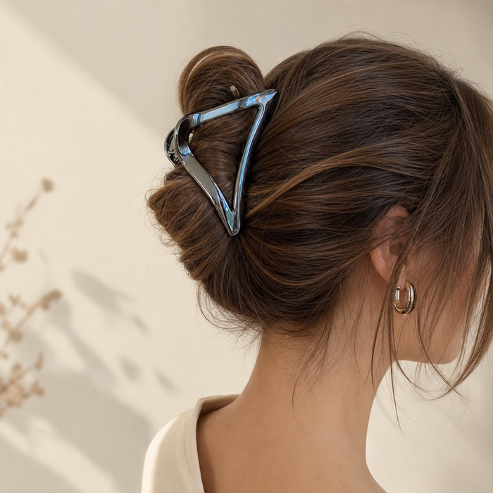 Geometric Metal Hair Claw – Hauptfarbe/Detail – Vefash