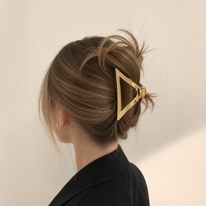 Geometric Metal Hair Claw – Hauptfarbe/Detail – Vefash