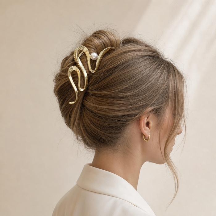 Geometric Metal Hair Claw – Vefash