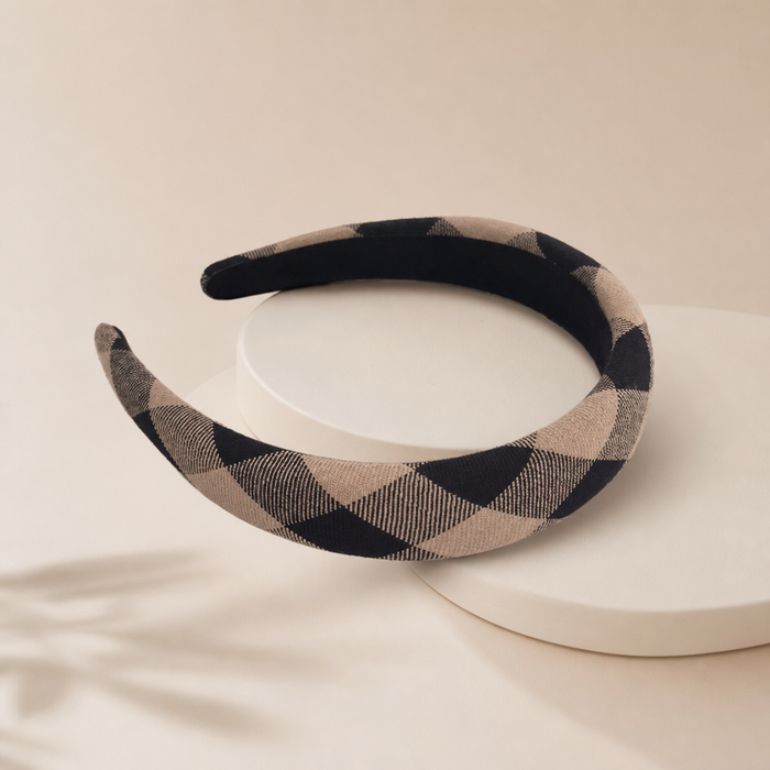 Leopard Velvet Headband – Leopard – Vefash