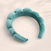 Velvet Padded Headband – Schwarz – Vefash